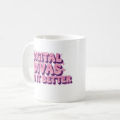 Digital Divas Do It Better Tasse - Funny Tech Girl (Vorderseite Links)