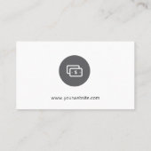 Digital-Dollar-Symbol Terminkarte (Rückseite)