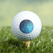 Digital Dot World Map Gradient Art Golfball (Insitu T-Shirt)