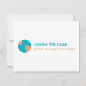 Digital Download | Global Communication card Einladung (Vorderseite)