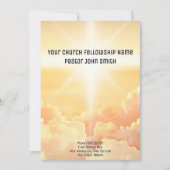 DIGITAL DOWNLOAD Himmlisch Cloud Church Einladung (Vorderseite)