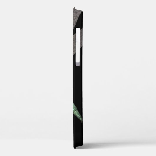 Digital Dragonfly Nah auf Black Case Mate iPho (Rückseite / Links)