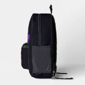 Digital Dreamer Aesthetic Backpack Bag Bedruckter Rucksack (Rechts)