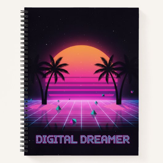 Digital Dreamer Hardcover Journal Notizblock (Vorderseite)