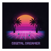 Digital Dreamer High-Gloss Poster (Vorderseite)