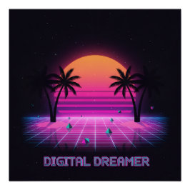 Digital Dreamer Hochglanzposter Poster