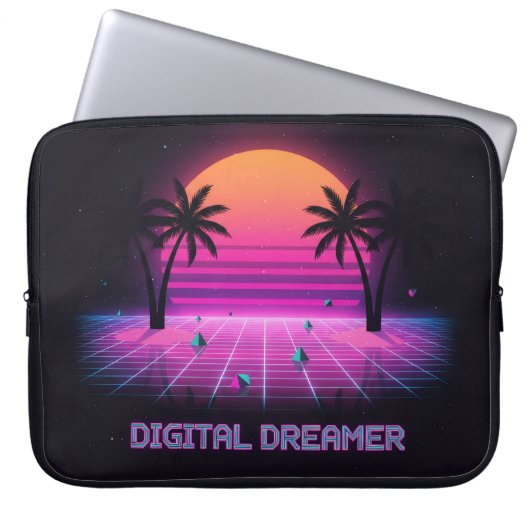 Digital Dreamer Laptop-Hülle mit Polsterung Laptopschutzhülle (Vorderseite)