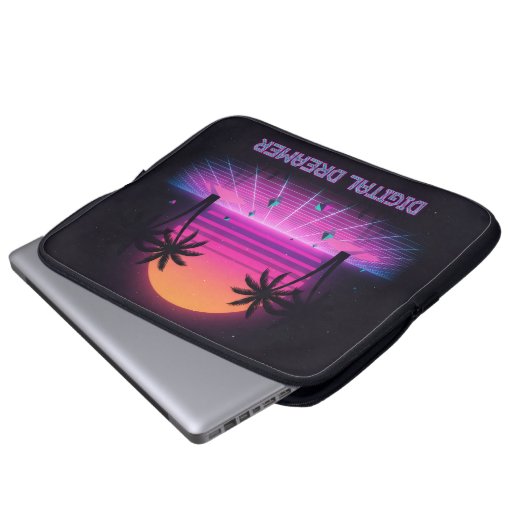 Digital Dreamer Padded Laptop Sleeve (Vorne Knopf)