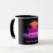 Digital Dreamer Two-Tone Coffee Mug Tasse (Vorderseite Links)