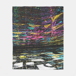 Digital Dreams of Color Fleecedecke