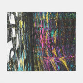Digital Dreams of Color Fleecedecke (Vorderseite (Horizontal))