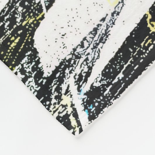 Digital Dreams of Color Fleecedecke (Ecke)