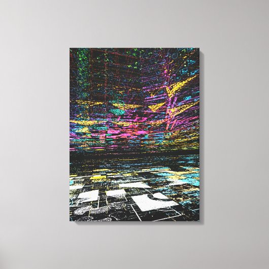 Digital Dreams of Color Leinwanddruck (Vorderseite)