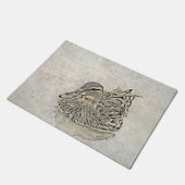 Digital Duck Art Fußmatte (Schrägansicht)