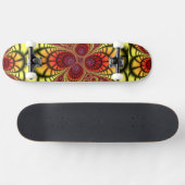 Digital-Entwurfs-Kunst-GoldSchmutz-Rost Skateboard (Horizontal)