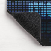 Digital-Entzerrer-Musik-Wellen-Wand Mousepad (Ecke)