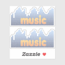 Digital Equalizer Music Wave Wall