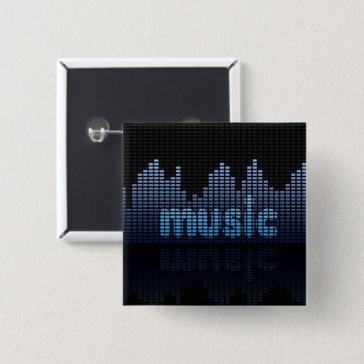 Digital Equalizer Music Wave Wall Button (Vorne & Hinten)