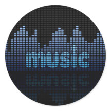 Digital Equalizer Music Wave Wall