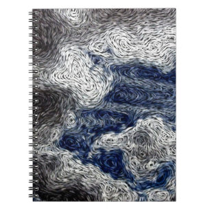 Digital-Expressionismus: Sturm-Wolken-Annäherung Notizblock