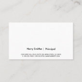 Digital Finance Background  Visitenkarte (Rückseite)