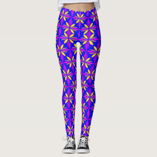 Digital Floral and Graphic Design Leggings