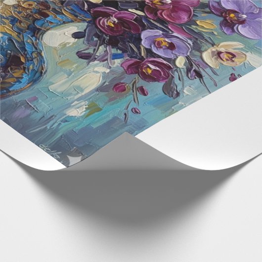 Digital Floral Composition Geschenkpapier (Ecke)