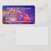 Digital Fraktal Floral Visitenkarte (Vorne/Hinten)