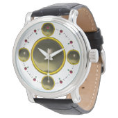 DIGITAL GEM STONE Goldgrau Armbanduhr (Schrägansicht)