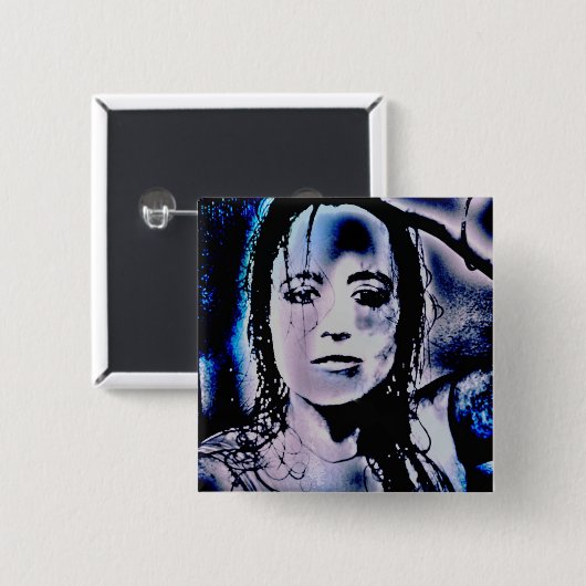 Digital Girl Button (Vorne & Hinten)