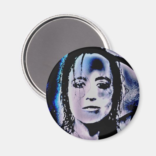 Digital Girl Magnet (Vorderseite/Rückseite)