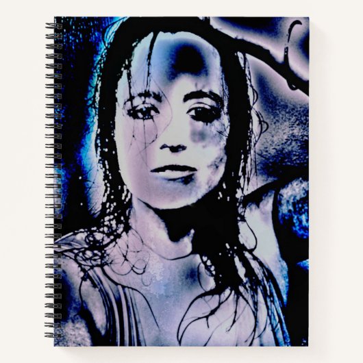 Digital Girl Notizblock (Vorderseite)