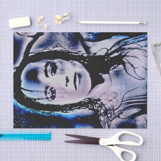 Digital Girl Seidenpapier (Handwerk)