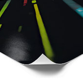 Digital Graffiti: Pop Art Laptop Poster (Ecke)