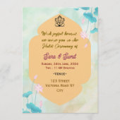 Digital Haldi Ceremony Invitations Einladung (Vorderseite)