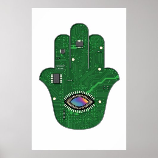 Digital Hamsa Poster (Vorne)