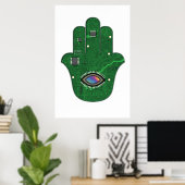 Digital Hamsa Poster (Heimbüro)