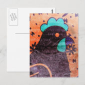 Digital Hen Postkarte (Vorne/Hinten)