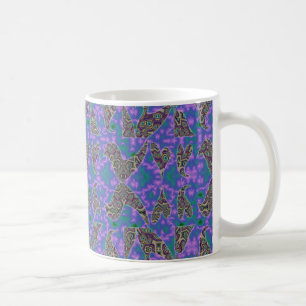 Digital-Herz-und -vogel-Tasse Kaffeetasse