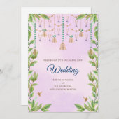 Digital Hindu Hochzeit Einladung Indische Hochzeit (Vorne/Hinten)