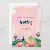 Digital Hindu Hochzeit Einladung Indische Hochzeit (Vorne/Hinten)