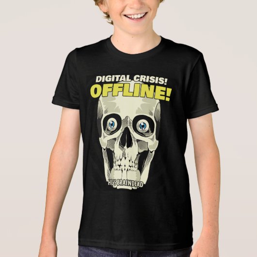 Digital Horror Tale - Offline Tri-Blend Shirt (Vorderseite)