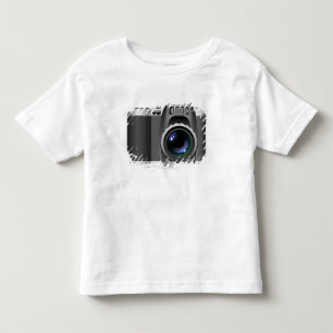 Digital-Illustration der Digitalkamera Kleinkind T-shirt