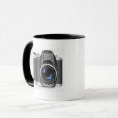 Digital-Illustration der Digitalkamera Tasse (Vorderseite Links)