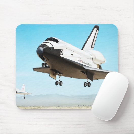 Digital-Illustration der Raumfähre Mousepad (Mit Mouse)