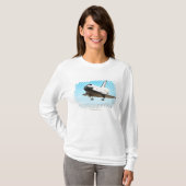 Digital-Illustration der Raumfähre T-Shirt (Vorne ganz)