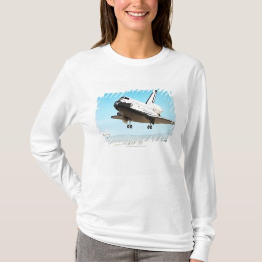 Digital-Illustration der Raumfähre T-Shirt (Vorderseite)