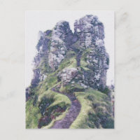 Digital Illustration Fee Glen Castle - Schottland