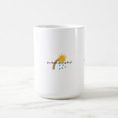 Digital Illustration of Smiling Sun with Rainbow Kaffeetasse (Mittel)