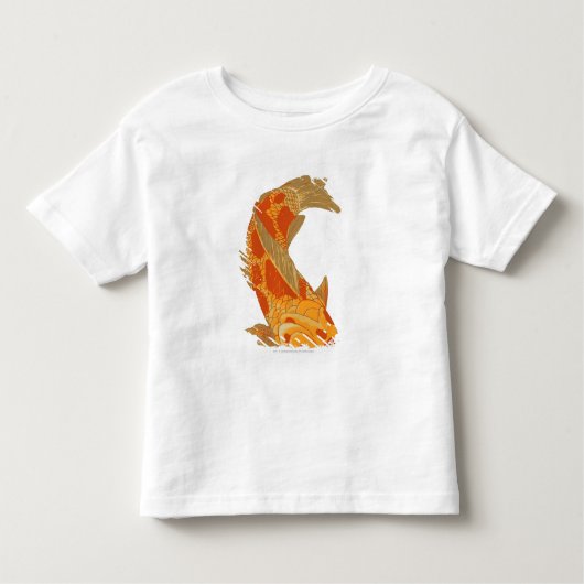 Digital-Illustration von Koi Karpfen Kleinkind T-shirt (Vorderseite)